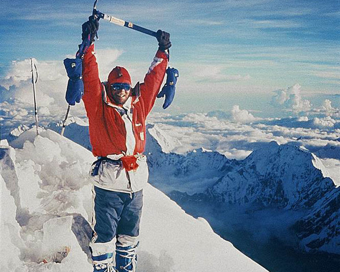 Permet d'identitifer jerzy photo de Jerzy Kukuczka à 8000m